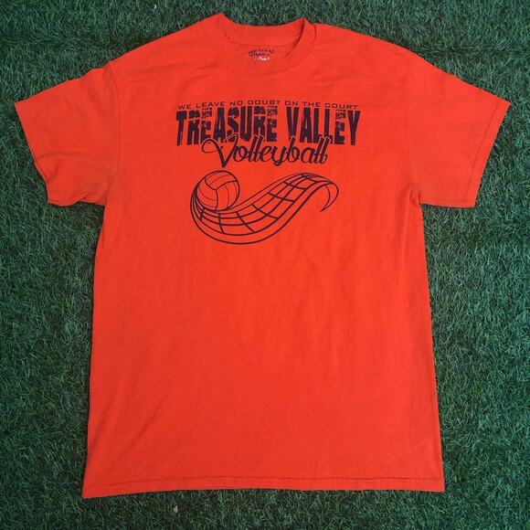 Gildan Other - Orange Y2K Treasure Valley Volleyball Graphic Tee